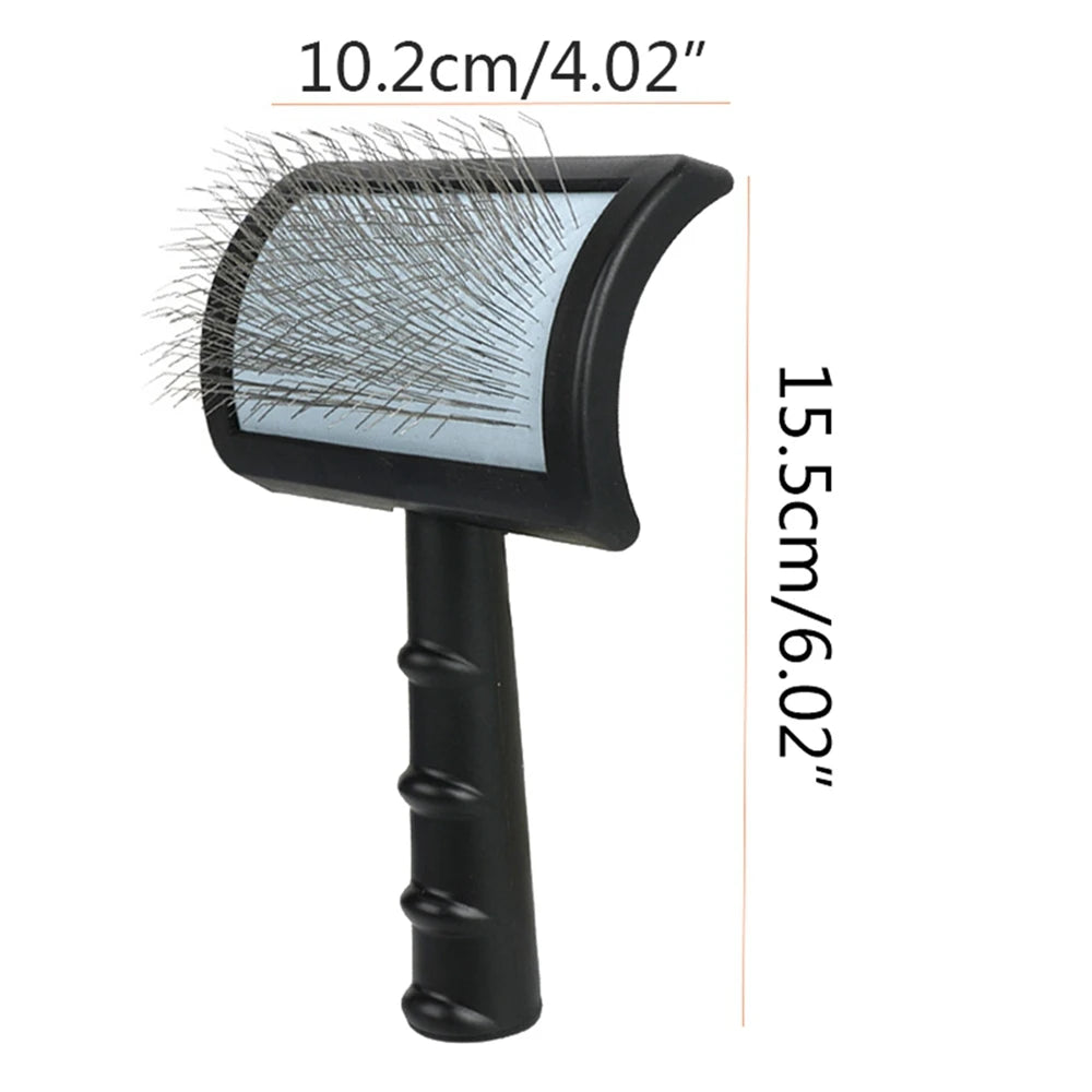New Extra Long Pin Slicker Brush for Large Dog Matted Hair Grooming Wire Brush for Pets Shedding Mats Massage Brush Pet Supplies