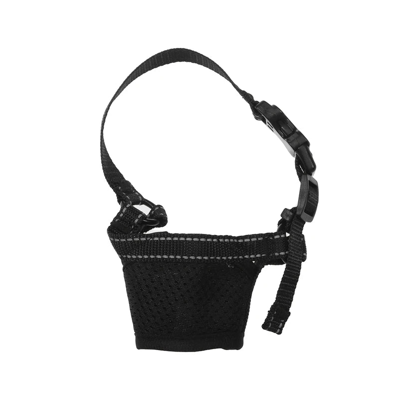 Dog Muzzle Puppy and Large Dog Anti Barking Adjustable Anti-biting Mesh Breathable Soft Pet Mouth Muzzles Straps Doggie Supplies