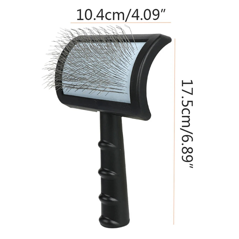 New Extra Long Pin Slicker Brush for Large Dog Matted Hair Grooming Wire Brush for Pets Shedding Mats Massage Brush Pet Supplies