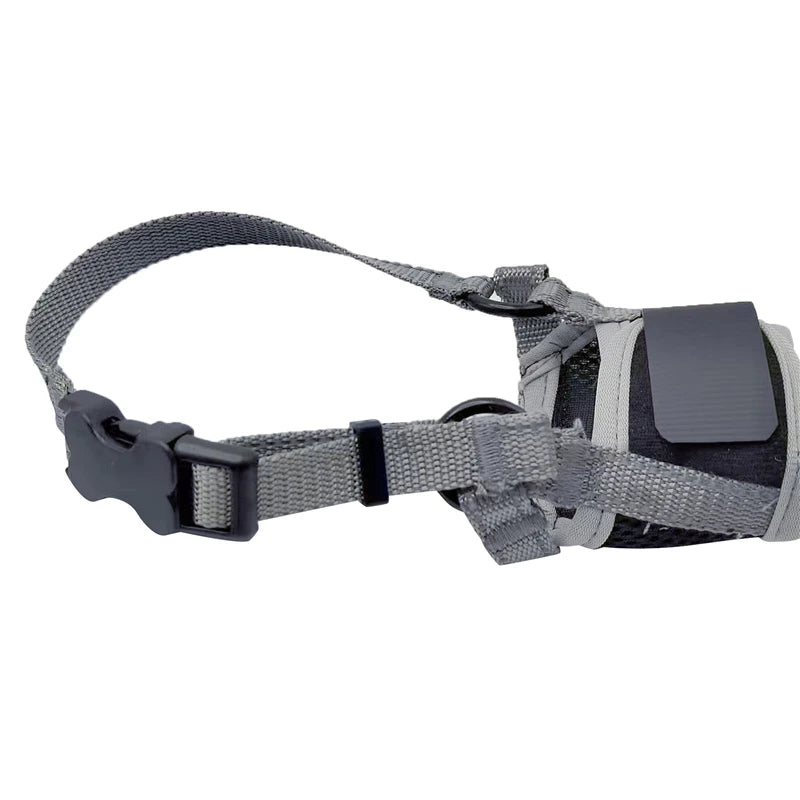 Dog Muzzle Puppy and Large Dog Anti Barking Adjustable Anti-biting Mesh Breathable Soft Pet Mouth Muzzles Straps Doggie Supplies