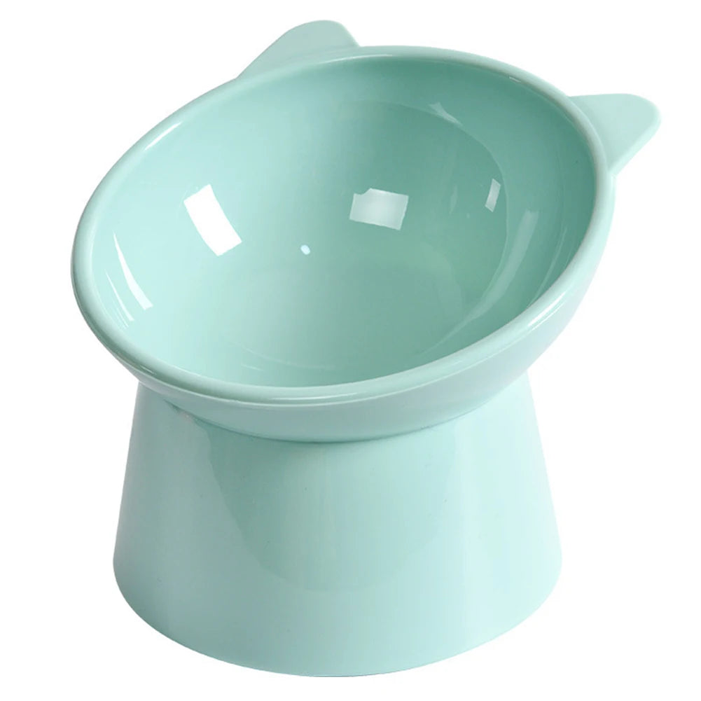 Tilted Cat Food Bowl Elevated Cat Bowl Ergonomic Cat Food Dish Anti Vomiting Raised Cat Food Bowl Non Slip for Cats Dogs