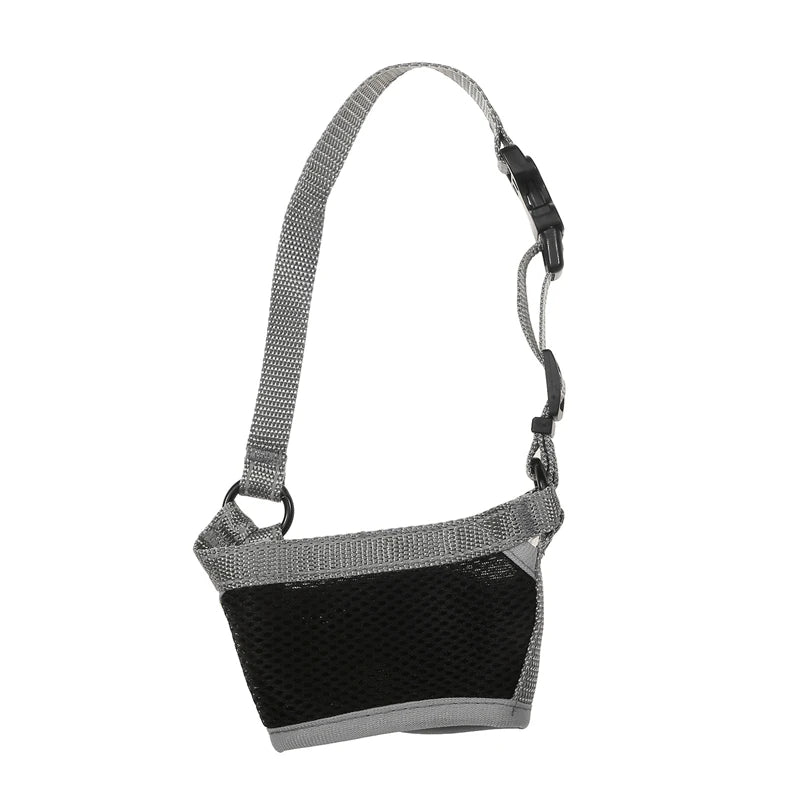 Dog Muzzle Puppy and Large Dog Anti Barking Adjustable Anti-biting Mesh Breathable Soft Pet Mouth Muzzles Straps Doggie Supplies