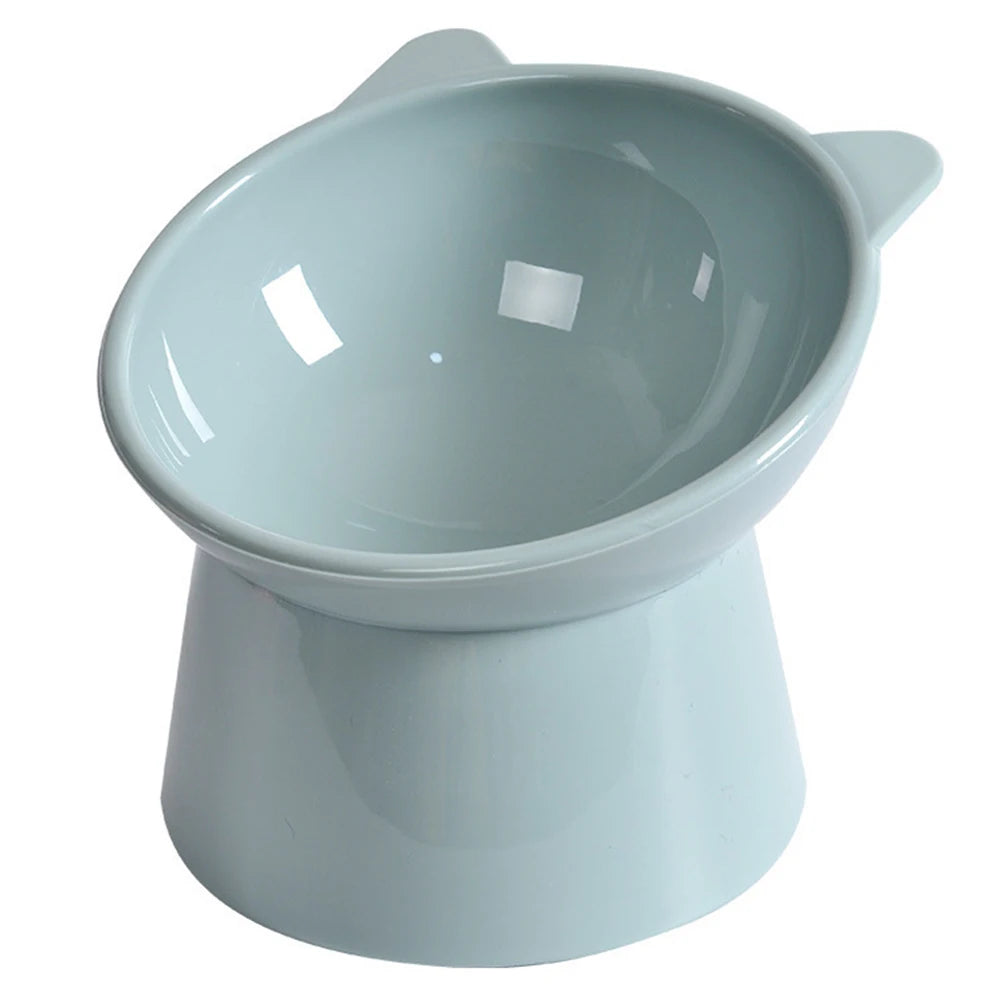 Tilted Cat Food Bowl Elevated Cat Bowl Ergonomic Cat Food Dish Anti Vomiting Raised Cat Food Bowl Non Slip for Cats Dogs